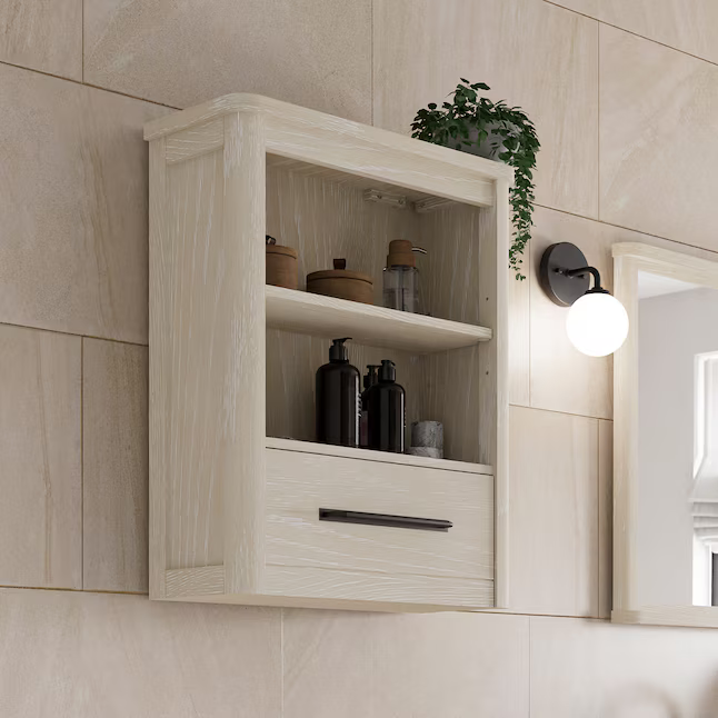 Origin 21 Nova 24-in Cerused Natural Oak Wall Cabinet, 1688WC-24-274, FINAL PRICE: $49.99 + Tax
