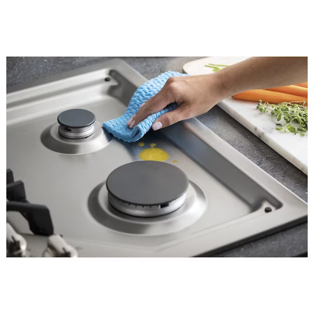 GE Profile 30-in 5 Burners Stainless Steel Gas Cooktop