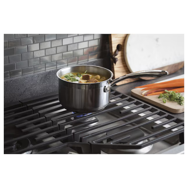 GE Profile 30-in 5 Burners Stainless Steel Gas Cooktop
