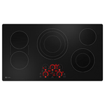 GE Profile 36-in 5 burners Smooth Surface (Radiant) Black Smart Compatible Electric Cooktop with Bridge Element, PEP7036DTBB *JR2508, Retail: $2,199.00, FINAL PRICE: $999.99 + TAX