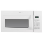 Hotpoint 30-in 1.6-cu ft Over-the-Range Microwave (White), RVM5160DHWW *JR2508, Retail: $319.00, FINAL PRICE: $179.99 + TAX