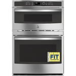 GE 30-in Self-cleaning Microwave Wall Oven Combo (Stainless Steel), JT3800SHSS/A *JR2508, Retail: $3,999.00, FINAL PRICE: $1,799.99 + TAX