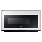 Samsung Bespoke 2.1-cu ft 29.88-in Over-the-Range Microwave with Sensor Cooking (White Glass), ME21B706B12 *JR2507, Retail: $529.00, FINAL PRICE: $329.99 + TAX