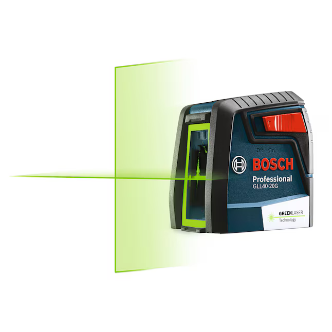 Bosch 40-ft Green Self-Leveling Cross-line Laser Level VisiMax, GLL40-20G *JR2412, Retail: $129.00, FINAL PRICE: $79.99 + TAX