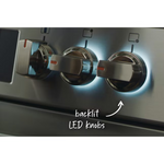 Frigidaire Gallery 30-in Glass Top 5 burners 6.2-cu ft Air Fry Convection Oven Slide-In Electric Range (Smudge-Proof Black Stainless Steel), GCFE3060BD *HD2505, Retail: $2,099.00, FINAL PRICE: $999.99 + TAX