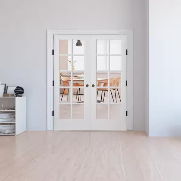 Jeldwen Interior Double Prehung Door with Grid 56x80 ,*HD2501 #7