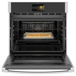 GE Profile 30-in Smart Compatible Single Electric Wall Oven with Air Fry True Convection and Self + Steam Cleaning (Stainless Steel), PTS7000SNSS *HD2507, Retail: $3,499.00, FINAL PRICE: $1,199.99 + TAX