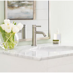 Alpine Reserve Harlow Brushed Nickel Single Hole 1-handle WaterSense Mid-arc Residential Handle Bathroom Sink Faucet with Drain with Deck Plate, 67746W-6004 #5287458 *JR2510, Retail: $69.00, FINAL PRICE: $34.99 + TAX