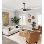 Hunter Rivershore 52-in Outdoor Matte Black with Matte Black Blades Ceiling Fan With Light - Remote Included (5-Blade), 51609 #5497083 *HD2507, Retail: $, FINAL PRICE: $99.99 + TAX