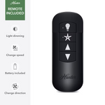 Hunter Rivershore 52-in Outdoor Matte Black with Matte Black Blades Ceiling Fan With Light - Remote Included (5-Blade), 51609 #5497083 *HD2507, Retail: $, FINAL PRICE: $99.99 + TAX