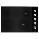 KitchenAid 30-in 5 burners Smooth Surface (Radiant) Black Electric Cooktop, KCES550HBL/00 *JR2508, Retail: $1,599.00, FINAL PRICE: $849.99 + TAX