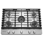 KitchenAid 30-in 5 burners Stainless Steel Gas Cooktop, KCGS550ESS/06 *JR2507, Retail: $1,199.00, FINAL PRICE: $799.99 + TAX