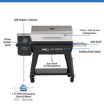 Pit Boss Pro 1600 Elite 1598-Sq. in Stainless Steel Pellet Grill with Smart Compatibility, PB1600PS2 *JR2509, Retail: $1,299.00, FINAL PRICE: $699.99 + TAX