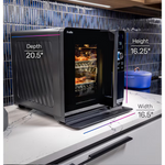 GE Profile Indoor 2.1 cu ft 293-Sq. in Black Smart Electric Smoker, P9SBAAS6VBB *HD2507, Retail: $999.00, FINAL PRICE: $459.99 + TAX