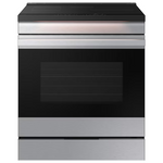 Samsung Bespoke 30-in 4 Burners 6.3-cu ft Air Fry Convection Oven Slide-in Single Induction Range (Stainless Steel), NSI6DG9500SR *BG, MSRP: $2,499.00, FINAL PRICE: $1,099.99 + TAX