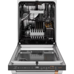 GE Cafe 24-in Top Control Built-in Dishwasher With Third Rack (Matte Black with Brushed Stainless Handles) ENERGY STAR 44-dBA, CDT858P3VD1 *JR2507, Retail: $1,549.00, FINAL PRICE: $799.99 + TAX
