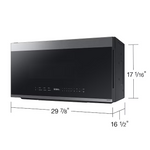 Samsung Bespoke 2.1-cu ft 400-CFM Over-the-Range Microwave with Sensor Cooking (Stainless Steel), ME21DG6700SR *BG, MSRP: $579.00, FINAL PRICE: $279.99 + TAX