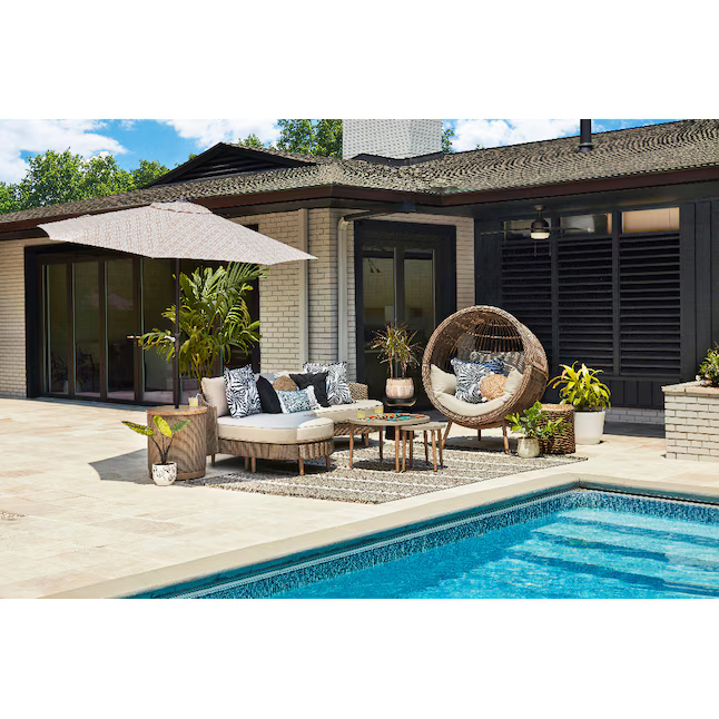 Origin 21 Dunes 3-Piece Wicker Patio Conversation Set with Tan Cushions, FTS81500-A 5466054 *HD2409, Retail: $998, FINAL PRICE: $499.99 + TAX