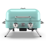Kenmore Retro 343-Sq. in Turquoise Portable Liquid Propane Grill, KT-R40003-TQ #5692790 *HD2507, Retail: $199.99, FINAL PRICE: $119.99 + TAX
