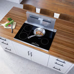 Bosch 800 Series 30-in 4 burners Smooth Surface (Radiant) Black Electric Cooktop with Bridge Element, NET8069SUC *HD2507, Retail: $1,599.00, FINAL PRICE: $999.99 + TAX