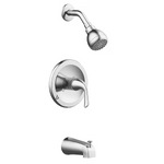 Project Source Dover Chrome 1-handle Single Function 2.75-in Round Bathtub and Shower Faucet with Valve, F11A4503CP #1233230 *JR2509, Retail: $99.00, FINAL PRICE: $59.99 + TAX