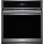 Frigidaire Gallery 27-in Single Electric Wall Oven with Air Fry True Convection and Self + Steam Cleaning (Fingerprint Resistant Black Stainless Steel), GCWS2767AD *HD2505, Retail: $2,699.00, FINAL PRICE: $999.99 + TAX