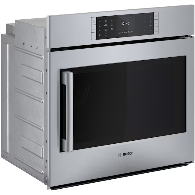 Bosch Benchmark Series 30-in Single Electric Wall Oven True Convection Self-cleaning (Stainless Steel)