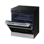 Samsung - Bespoke 6.3 Cu. Ft. Slide-In Electric Convection Range with Flex Duo Convertible Double Oven Technology - Stainless Steel, NSE6DG8550SR/AA *BE, MSRP: $2,799.00, FINAL PRICE: $1,199.99 + TAX