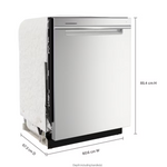 Whirlpool Eco Series 24-in Top Control Built-in Dishwasher With Third Rack (Fingerprint Resistant Stainless Steel) 47-dBA, WDPA70SAMZ *JR2508, Retail: $970.99, FINAL PRICE: $599.99 + TAX