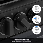 Samsung Bespoke 6.0 Cu. Ft. Slide-In Gas Range with Air Sous Vide - Stainless Steel, NSG6DG8500SR/AA *BD
