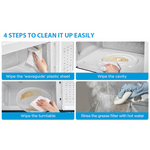 Midea 1.7-cu ft Over-the-Range Microwave (White), MM017S5AWW *JR2509, Retail: $229.00, FINAL PRICE: $129.99 + TAX