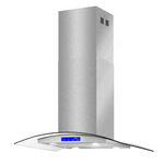 Cosmo 36-in Ductless 380-CFM Stainless Steel Island Range Hood with Charcoal Filter, COS-668iCS900 *JR2509, Retail: $431.99, FINAL PRICE: $249.99 + TAX