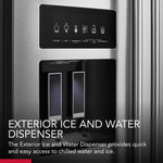 KitchenAid 19.8-cu ft Counter-Depth Side-by-Side Refrigerator (Stainless Steel with PRINTSHIELD Finish), KRSC700HPS/04 *JR2507, Retail: $3,059.00, FINAL PRICE: $1,999.99 + TAX
