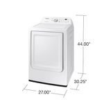 Samsung 7.2-cu ft Reversible Side Swing Vented Electric Dryer in White, DVE45T3200W/A3, Retail: $849.00, Final Price: $499.00 + Tax