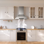 VIKIO 30-in Ducted 900-CFM Recirculating Stainless Steel Wall-Mounted Range Hood with Charcoal Filter, KB-30-F82 RP30-30 VKHRP3030SI P0230 *JR2508, Retail: $486.99, FINAL PRICE: $269.99 + TAX