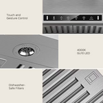 VIKIO 30-in Ducted 900-CFM Recirculating Stainless Steel Wall-Mounted Range Hood with Charcoal Filter, KB-30-F82 RP30-30 VKHRP3030SI P0230 *JR2508, Retail: $486.99, FINAL PRICE: $269.99 + TAX