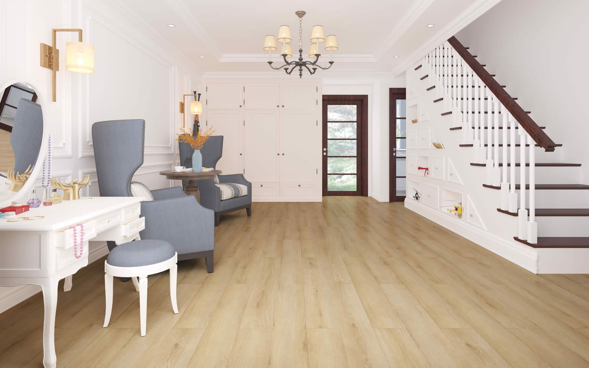 Sandy Plains 7x48 Luxury Vinyl Plank Flooring, AR147, 20 Mil, 5mm 7.09x48.03, 23.64sf FINAL PRICE: $1.99/sf