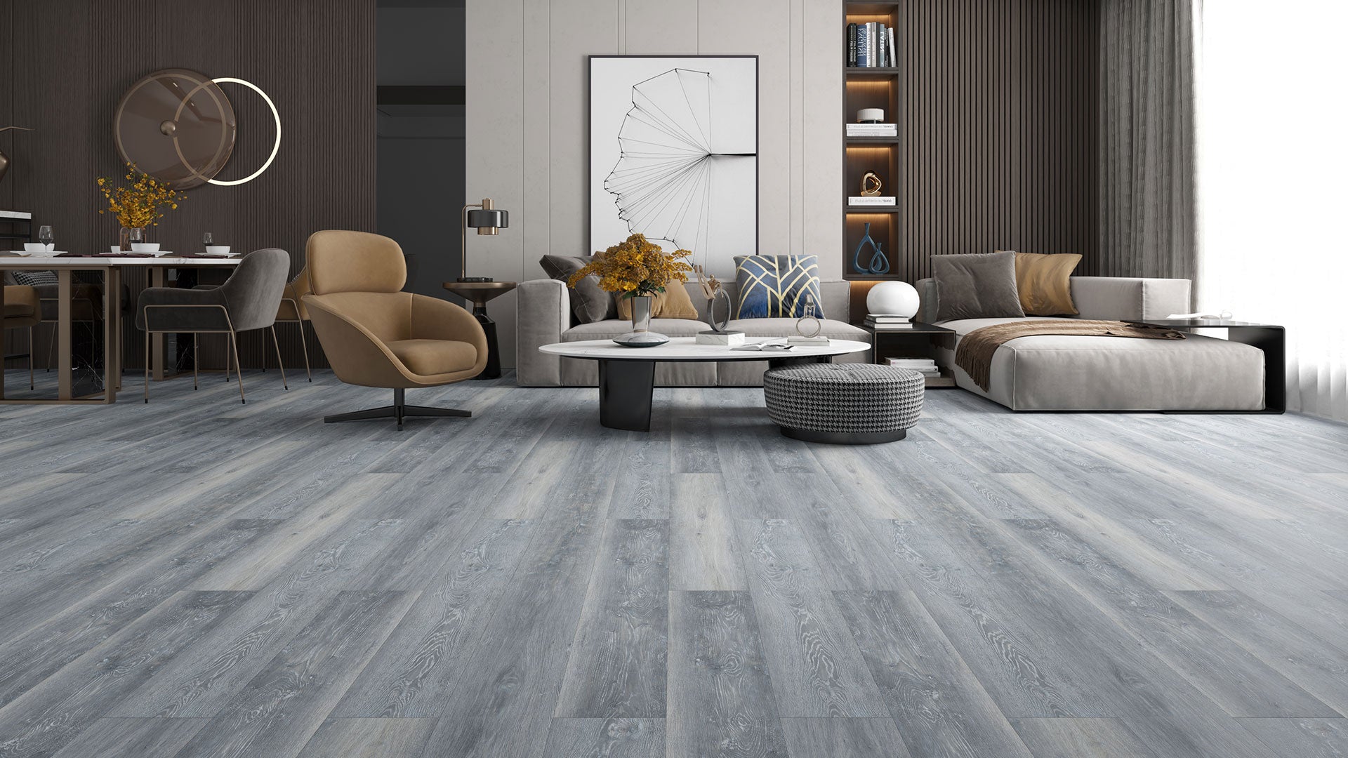 Clear Lake 7x48 Luxury Vinyl Plank Flooring, CC009, 5mm 12mil, 48 lbs, 12pcs, 28.68sf, $1.79/sf