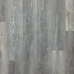 Close-up of gray wood-patterned flooring