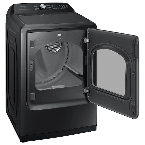 Samsung 7.4 cu. ft. Smart Gas Dryer with Steam Sanitize+ in Brushed Black, DVG52A5500V/A3, MSRP: $1,149.00, FINAL PRICE: $579.99 + TAX