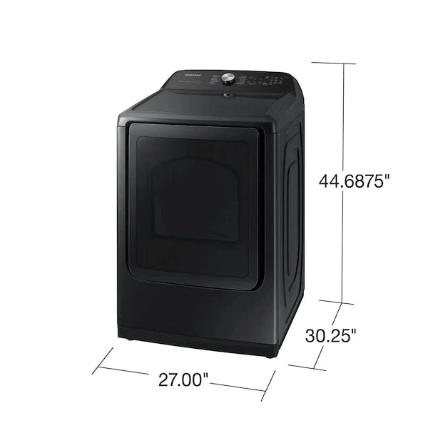 Samsung 7.4 cu. ft. Smart Gas Dryer with Steam Sanitize+ in Brushed Black, DVG52A5500V/A3, MSRP: $1,149.00, FINAL PRICE: $579.99 + TAX