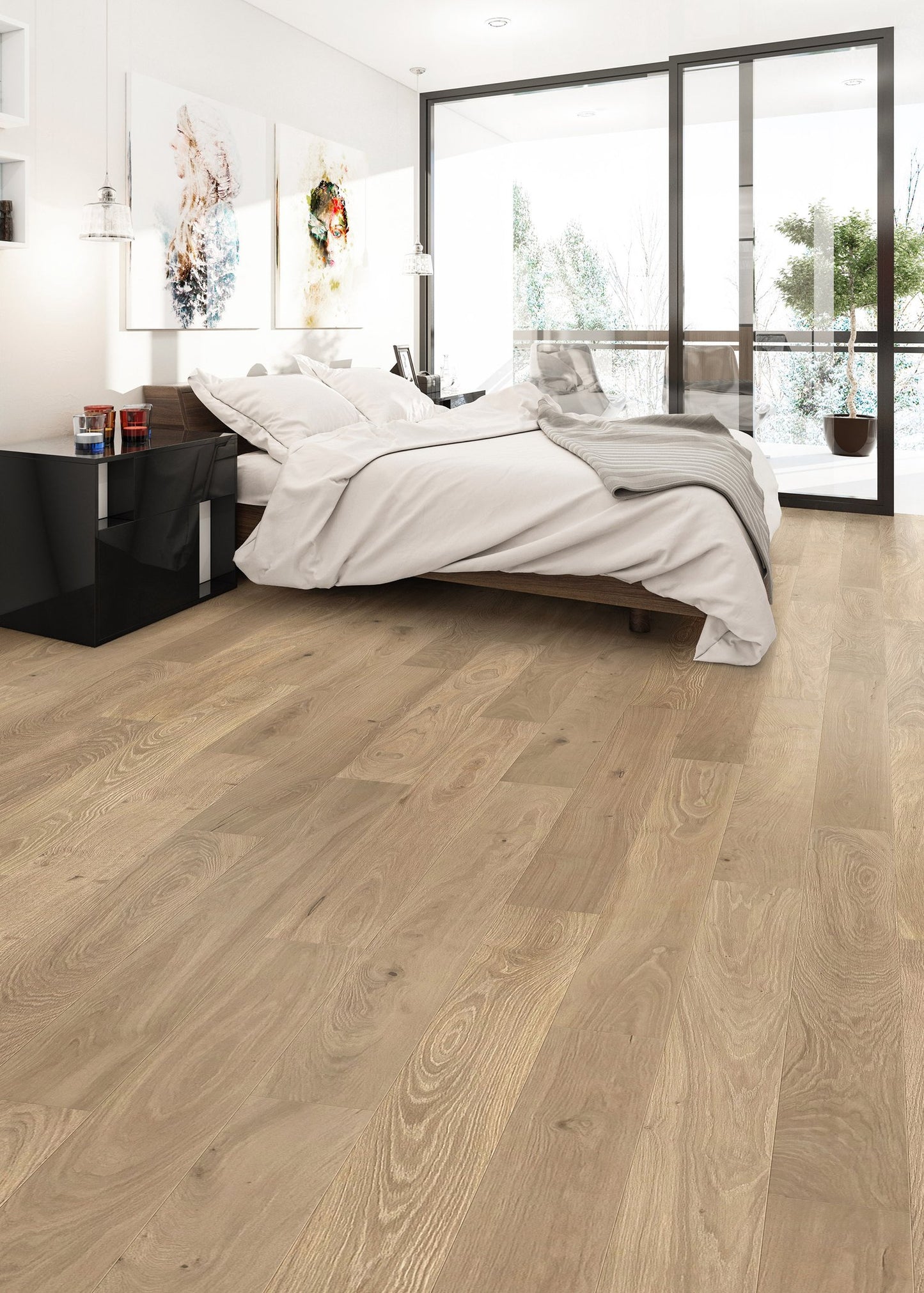 Palm Harbor Engineered Hardwood European White Oak ** ON ORDER ** , 7.5x9/16, 3mm Veneer, 61.74 lbs, 31.09sf, FINAL PRICE: $3.99/sf, $124.05/box