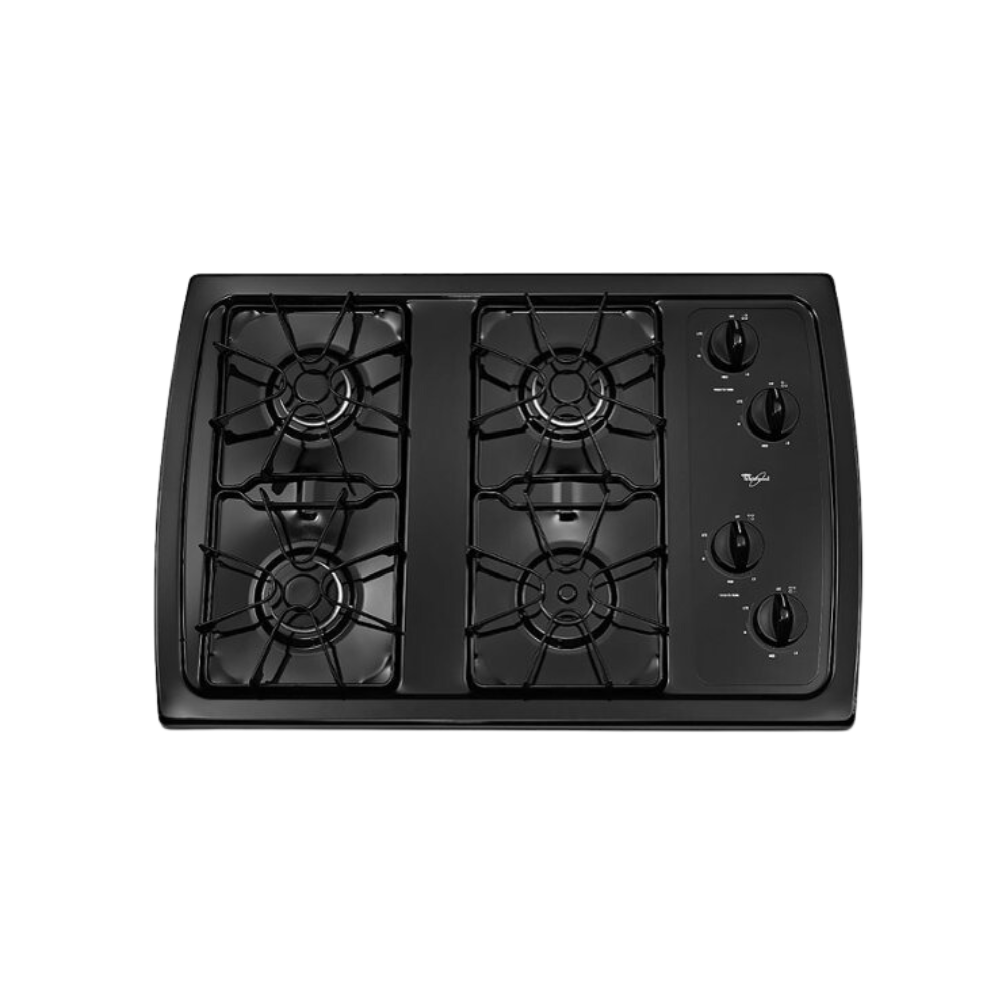 Whirlpool 30" BuiltIn Gas Cooktop Black American Home Liquidation