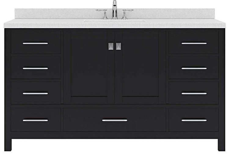 Virtu Vanity 60" KD-60060-CQTSQ-ZG