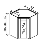 WDC2736GD-Cab - WHITE SHAKER Solid Soft Close RTA Cabinet (Flat Pack) FINAL PRICE