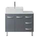 Tilda 36-in Single Bathroom Vanity with CUSTOM Countertop, UM-3069-CUSTOM