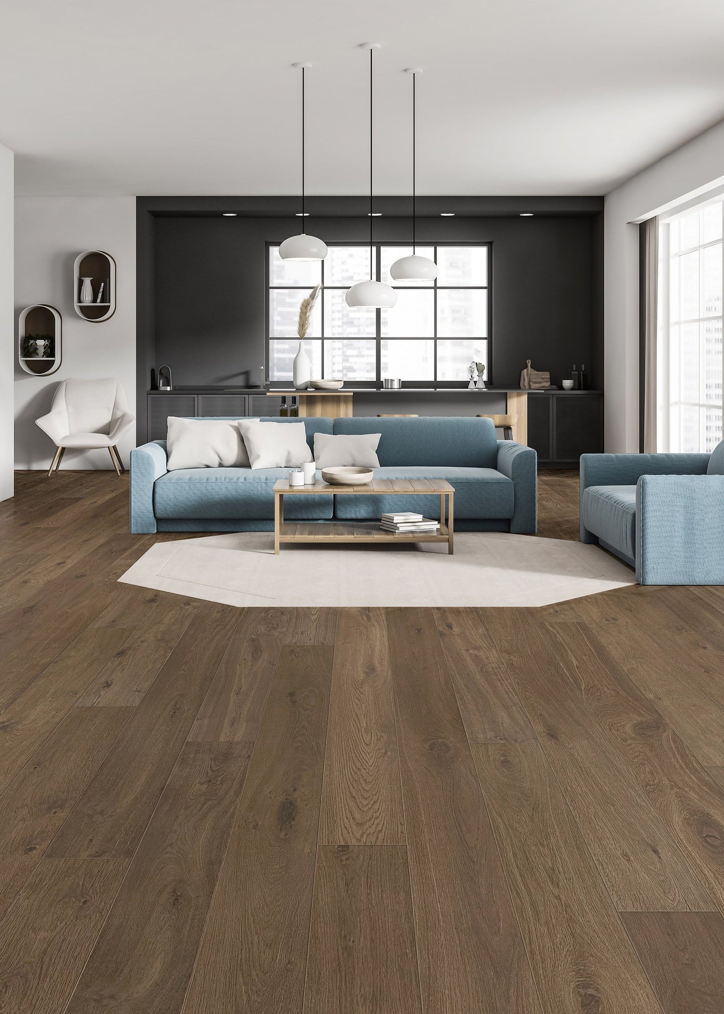 Palm Harbor Engineered Hardwood European White Oak ** ON ORDER ** , 7.5x9/16, 3mm Veneer, 61.74 lbs, 31.09sf, FINAL PRICE: $3.99/sf, $124.05/box