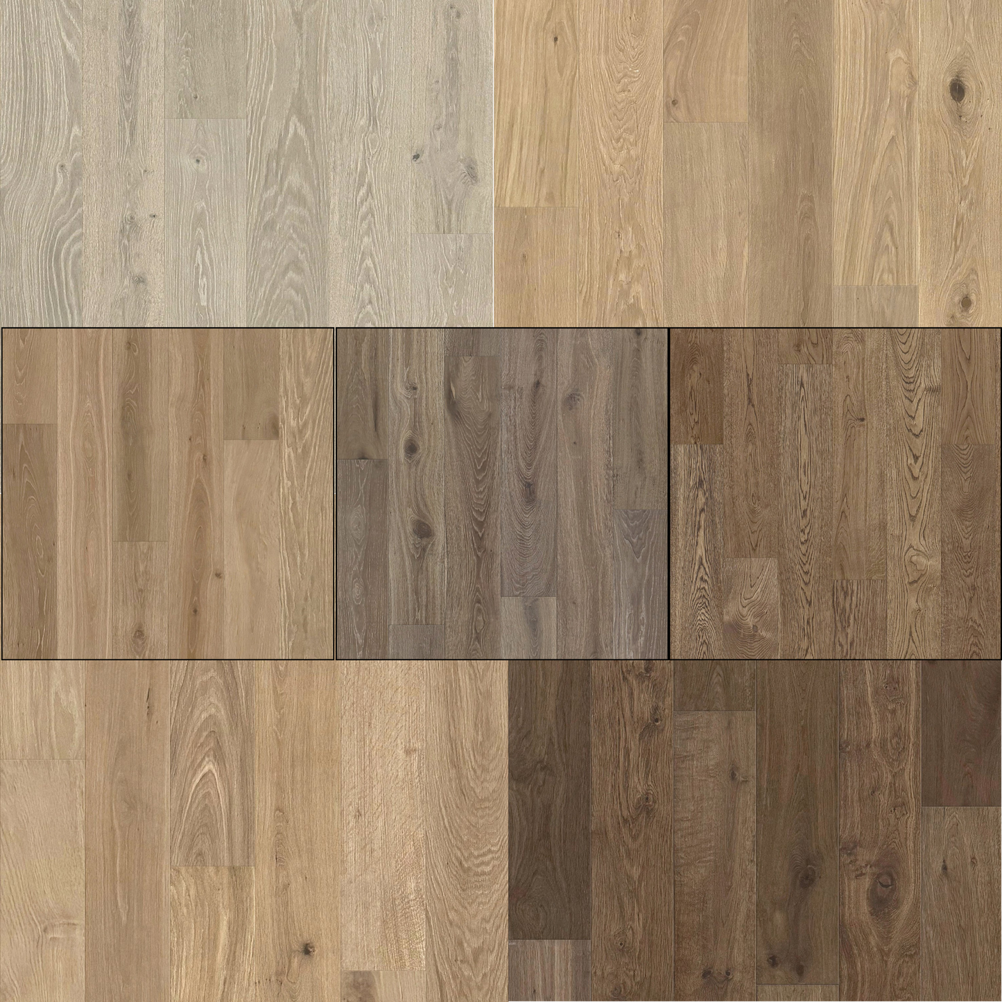 Palm Harbor Engineered Hardwood European White Oak ** ON ORDER ** , 7.5x9/16, 3mm Veneer, 61.74 lbs, 31.09sf, FINAL PRICE: $3.99/sf, $124.05/box