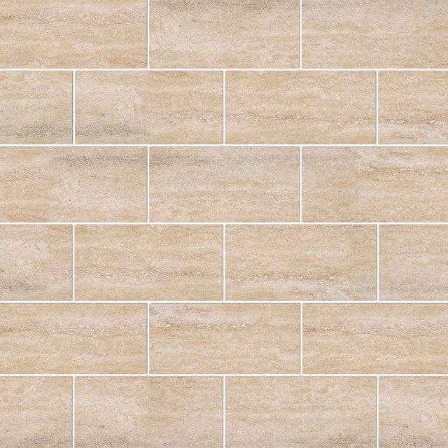 ** PER PCS ** Venato Sand 2x4 Brick Mosaic Parlak, 8Pcs/Box, Loc: MT1-F