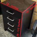 Virtu USA Dior 18-in Modern Side Cabinet in Espresso, KSC-700-SIDECAB-ES CLEARANCE: $49.99 + TAX